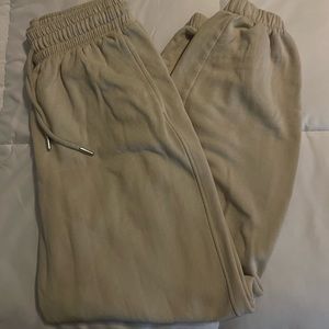 H&M cream joggers